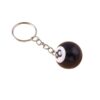 Wholesale creative simulation billiard eight pendant accessories Zinc alloy keychains