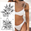 Wholesale Sketch Flower Tattoo Stickers