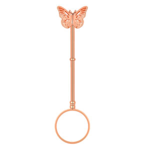 Rose gold butterfly