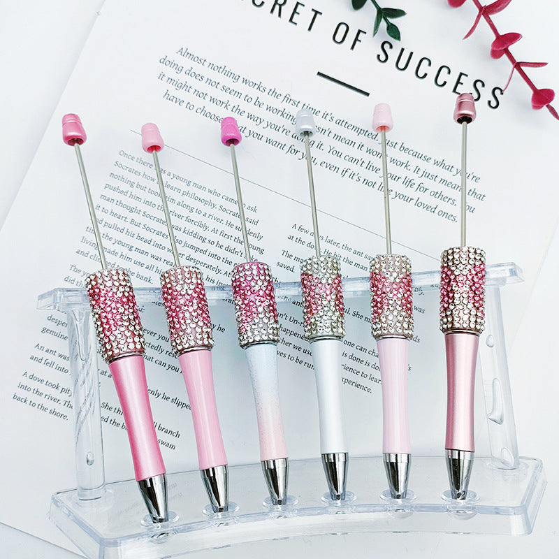 Wholesale Beadable Pens DIY Bow Hand-applied Rhinestone Beadable Pen