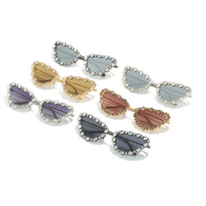 Wholesale Diamond Small Frame PC Sunglasses