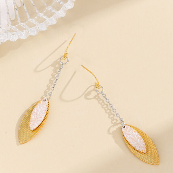 O1CN01LPLNuN1TI0lmDRkNR_2206709272358-0-cib Wholesale Long Leaf Alloy Earrings