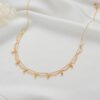 Wholesale Multi-layer 14K Gold DIY Tassel Pearl Necklace Clavicle Chain