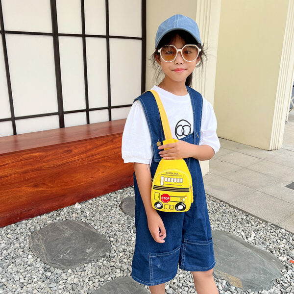 Wholesale Oxford Fabric Car Print Kids Messenger Bag