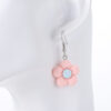 Wholesale Hot Sale Sweet Cute Little Fresh Candy Small Flower Green Flower Earrings