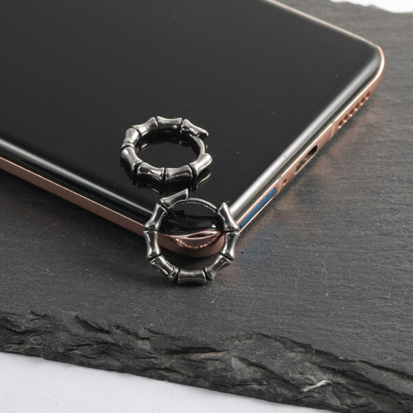 Wholesale Metallic Bamboo Stainless Steel Earrings