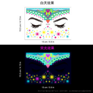Fluorescent face FA-015