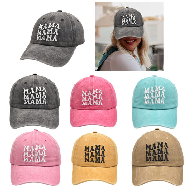 Wholesale MAMA Embroidered Cotton Baseball Cap