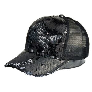 Pure black sequins / Adjustable