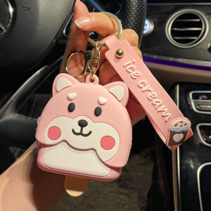 Dog Coin Purse-Pink / Single OPP bag packaging