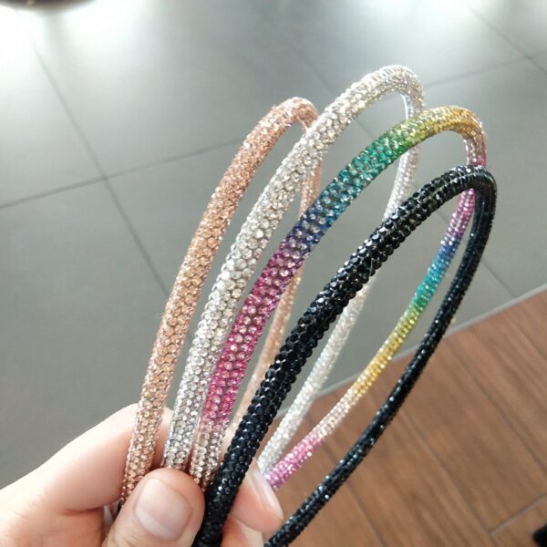 Wholesale Full Diamond Round Tube Headband