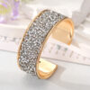 Wholesale Colored Crushed Stone Alloy Bracelet