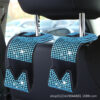 Wholesale Car Seat Backrest Rear Row Rhinestone Hooks