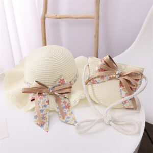 Milk white suit (hat bag / Children 52cm-54cm