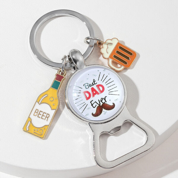 O1CN01LXyWnS1jN4vzQ2Xzt_2213351114535-0-cib Wholesale Father's Day Zinc Alloy Beer Keychain