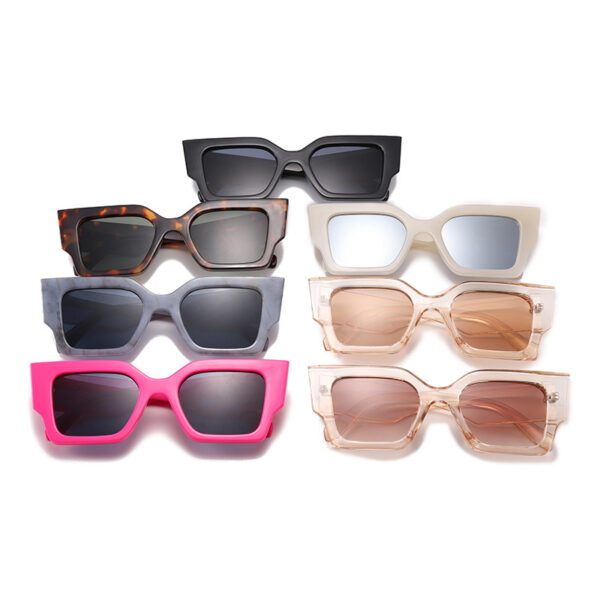 Wholesale Vintage Square Gradient Sunglasses AC