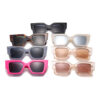 Wholesale Vintage Square Gradient Sunglasses AC
