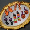Wholesale Funny Halloween Hat Beads Earrings