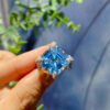 Wholesale Copper Natural Aquamarine Topaz Ring