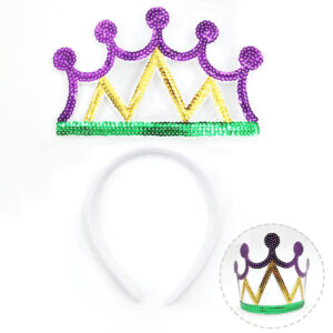 Sequin crown style seven