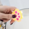 Wholesale ABS Lighted Sounding Glow Cat Claw Keychain