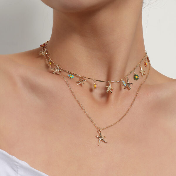 O1CN01LatCDW1SHiiBuWBzM_2269052222-0-cib Wholesale Starfish Pendant Alloy Necklaces