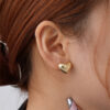 Wholesale Irregular Gold Stainless Steel Earrings
