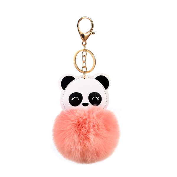 O1CN01LddPRQ1m9Hp47rjn8_2206918704911-0-cib Wholesale Cartoon Panda Fur Ball Alloy Keychain