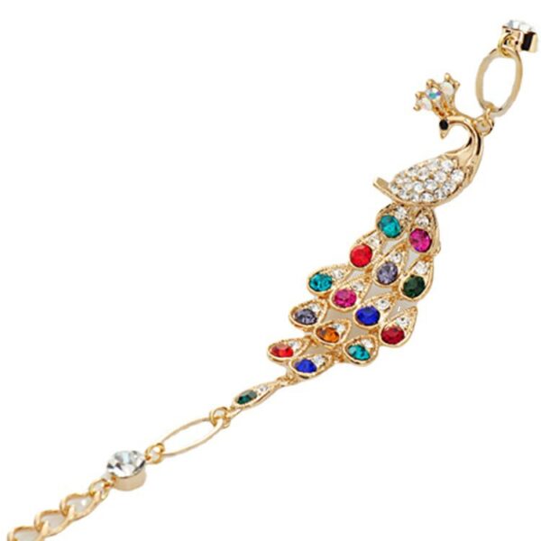 O1CN01Lg5Tjh1X8cwYnDVur_2819952879-0-cib Wholesale Alloy Colorful Peacock Bracelet