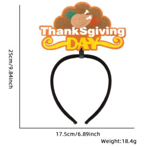 Roast Turkey Letter Headband / Free size