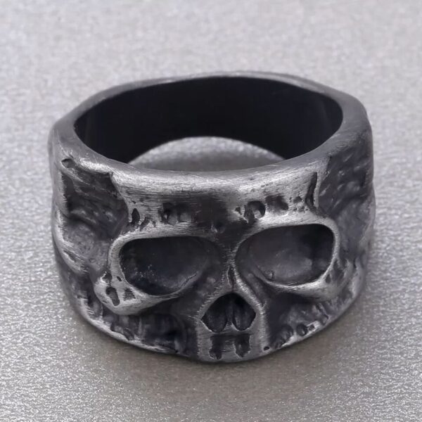 Wholesale Vintage Goth Theme Skull Alloy Rings