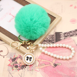 Bright green / Pearl Bow