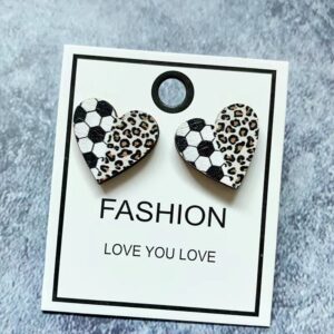 Heart-shaped football stitching