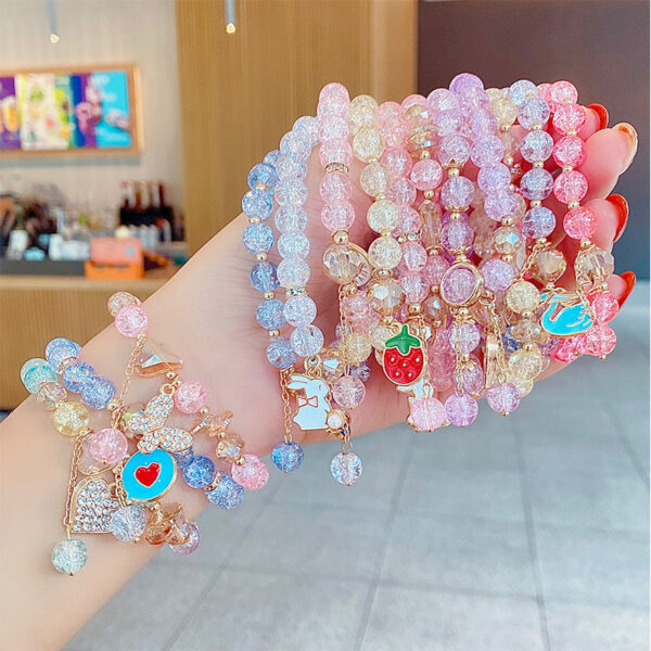 Wholesale Cartoon Glass Beads Bracelet