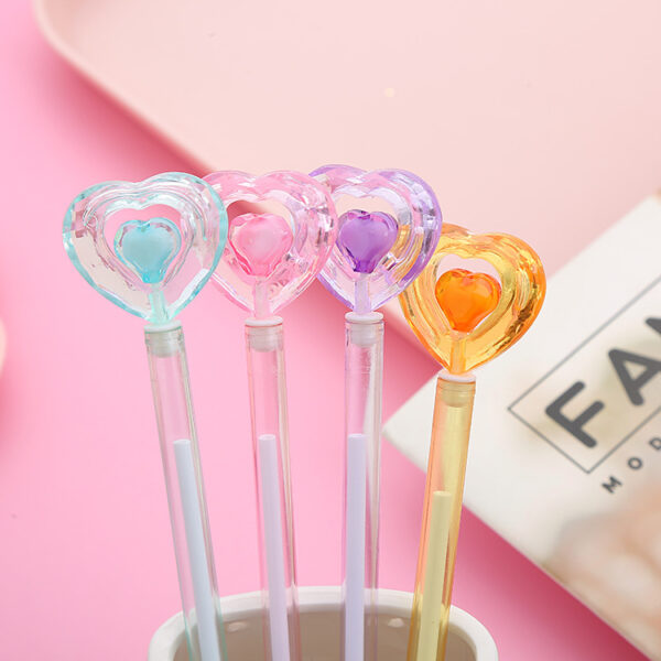 O1CN01LkwkOg2KRKKeTmyzi_2208275059553-0-cib Wholesale Plastic Crystal Heart Ballpoint Pen