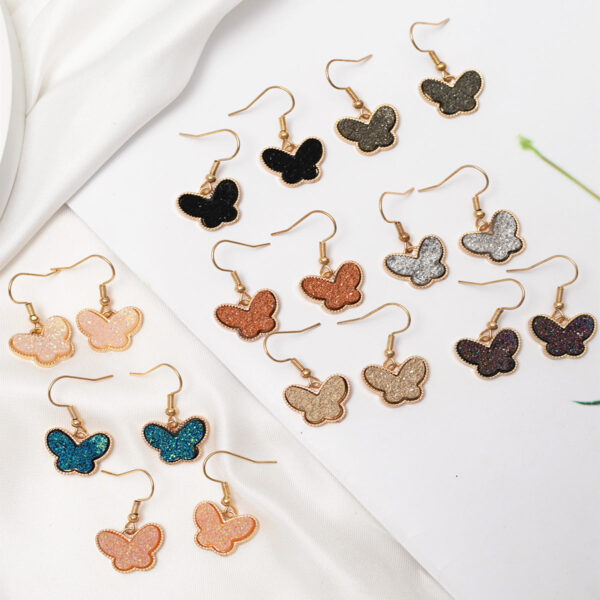 O1CN01Lkyzpz1XcOiZuVhPF__1734342944-0-cib Wholesale Jewelry Color Resin Butterfly Alloy Earrings
