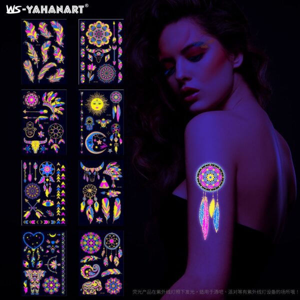 Wholesale Fluorescent Tattoo Sticker Paper TOY