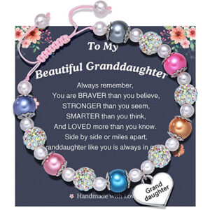 Lettering Granddaughter + six colors + Granddaughter card