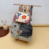 Wholesale Canvas Embroidery Knit Backpack