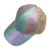 O1CN01LmaQr81e6yq0rLpEP__1667113823-0-cib Wholesale Glitter Sequins Gradient Cross Cross Horsetail Strap Acrylic Baseball Cap