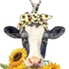 Wholesale Acrylic Cow Car Ornament
