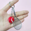 O1CN01LokWVG2Jn1dfBFsyR_2216535899465-0-cib Wholesale Mini Tennis Racket Metal Keychain