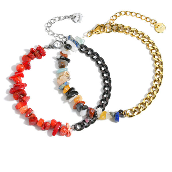 O1CN01LopFJW20Uj7xGhevP_2210934706853-0-cib Wholesale Titanium Steel Gravel Bracelet