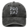 Wholesale DOG MOM Embroidered Cotton Washed Baseball Hat