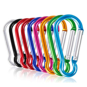 0.5mm / Aluminum alloy mountaineering buckle-purple