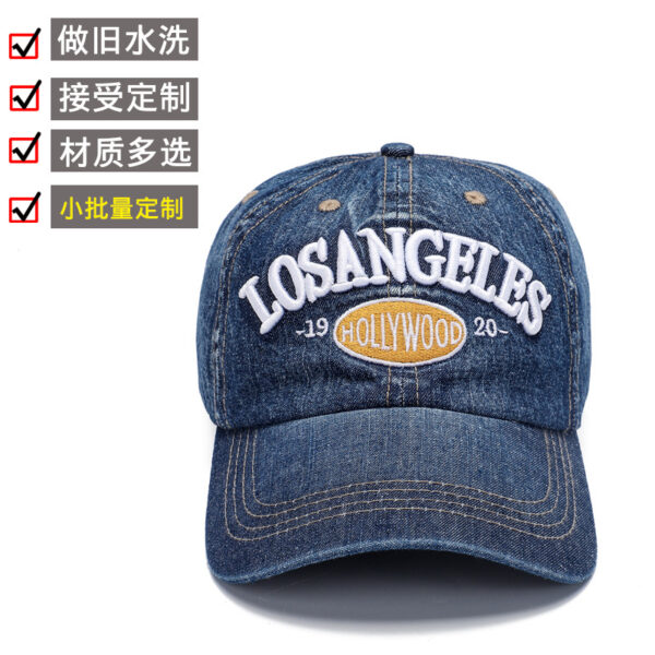 Wholesale Washed Cotton Embroidered Logo Baseball Caps