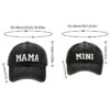 Wholesale Cotton Embroidered Letters MAMA MINI Parent-child Baseball Cap