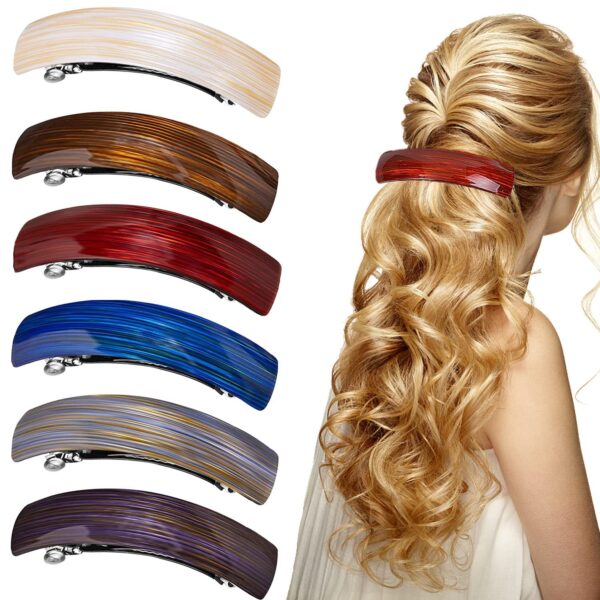 Wholesale Acrylic Spring Clip Half Ponytail Hair Clip