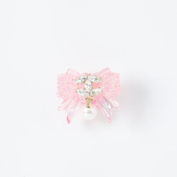 Wholesale 10pcs Heavy Industry Small Chanel Style Cute Bow DIY Beads