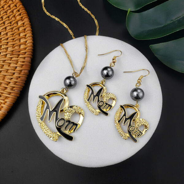 Wholesale Mother's Day Pearl Earrings Jewelry Set